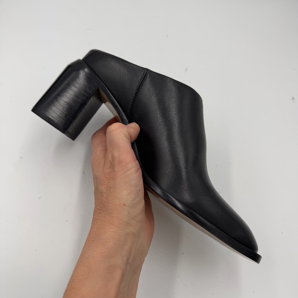 Everlane Black Leather The Outlaw Mule Slide Heel in Size 7.5 - Picture 9 of 15